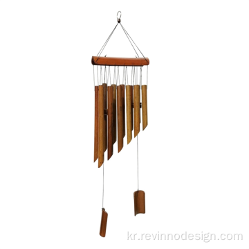 골동품 자연 대나무 Feng Shui Wind Chime